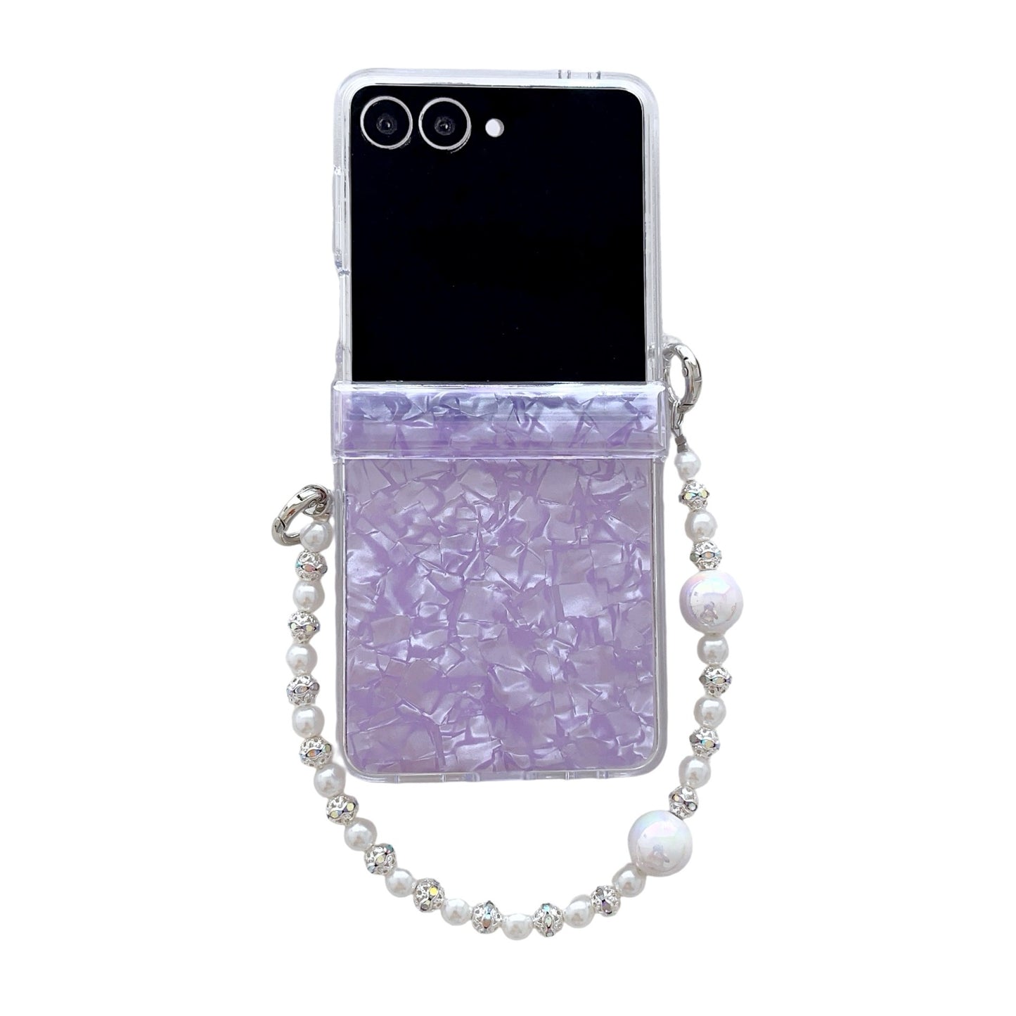 Solid-color shell with shell patterns for mobile phones