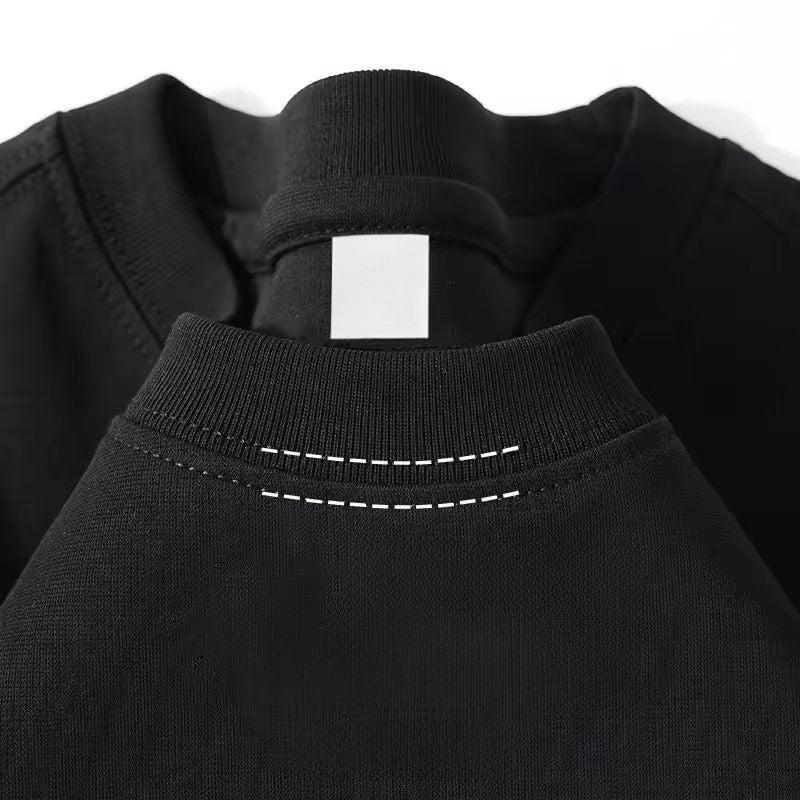 Solid-color short-sleeve