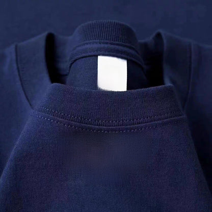 Solid-color short-sleeve