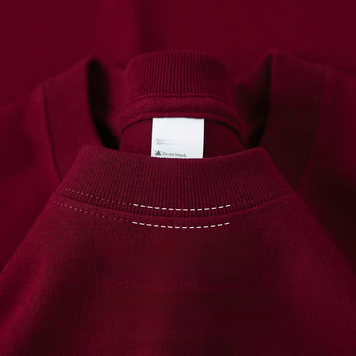 Solid-color short-sleeve