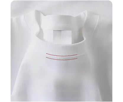 Solid-color short-sleeve