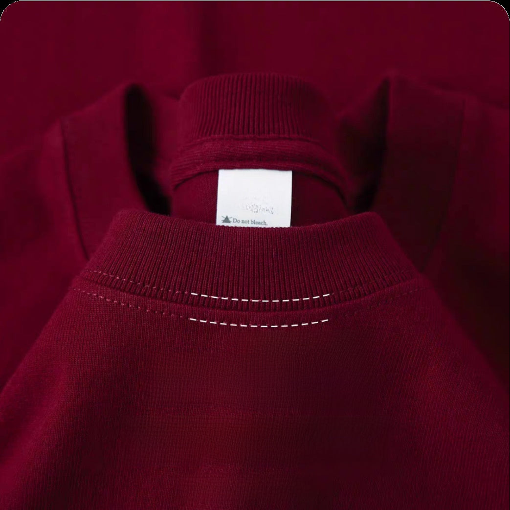 Solid-color short-sleeve