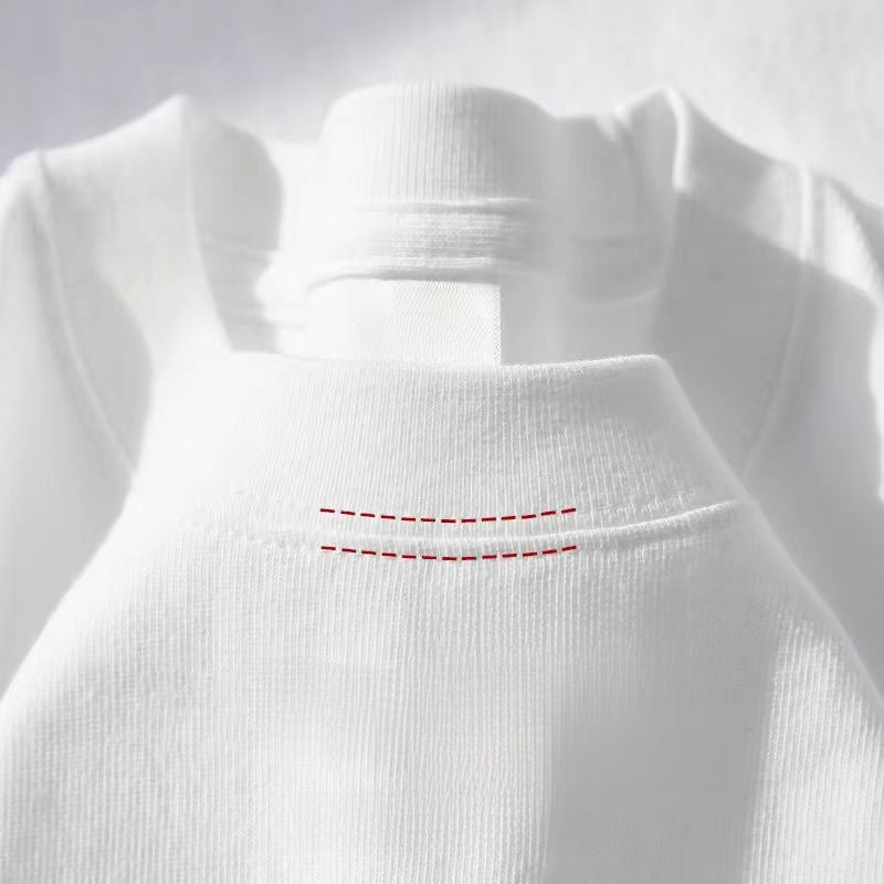 Solid-color short-sleeve
