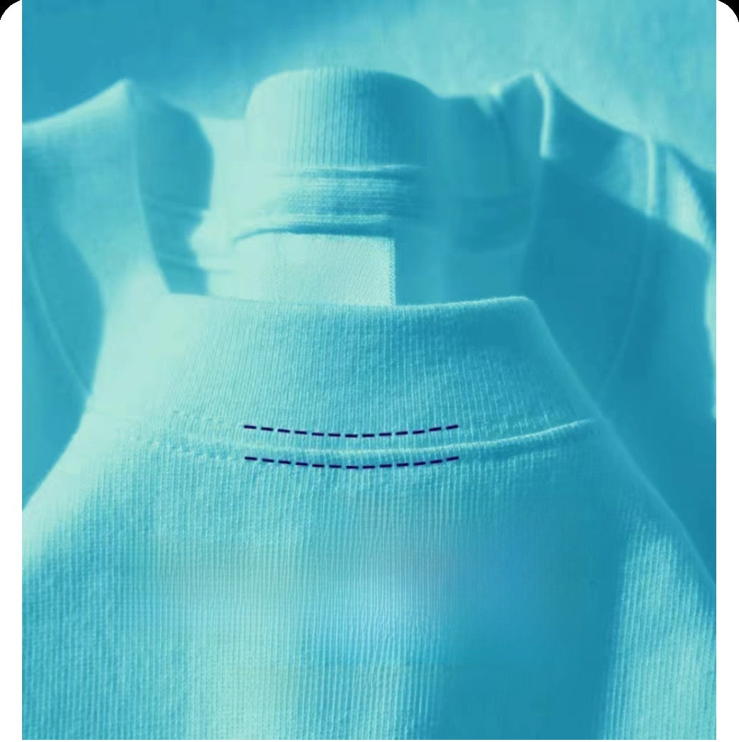 Solid-color short-sleeve