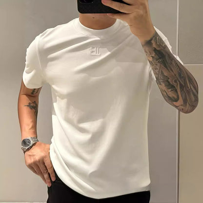Solid color short sleeve