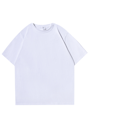 Solid-color short-sleeved T-shirt