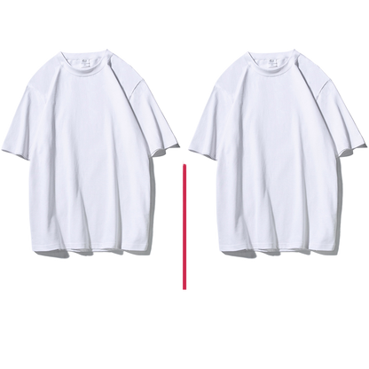 Solid-color short-sleeved T-shirt