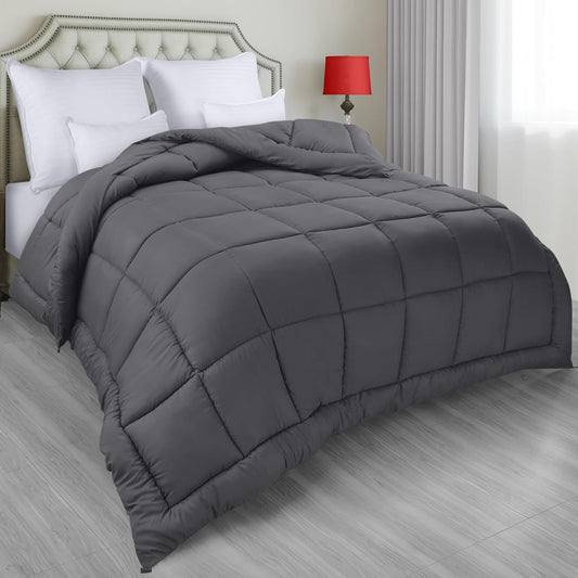 Solid-color simple all-season quilt