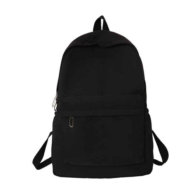 Solid-color simple backpack