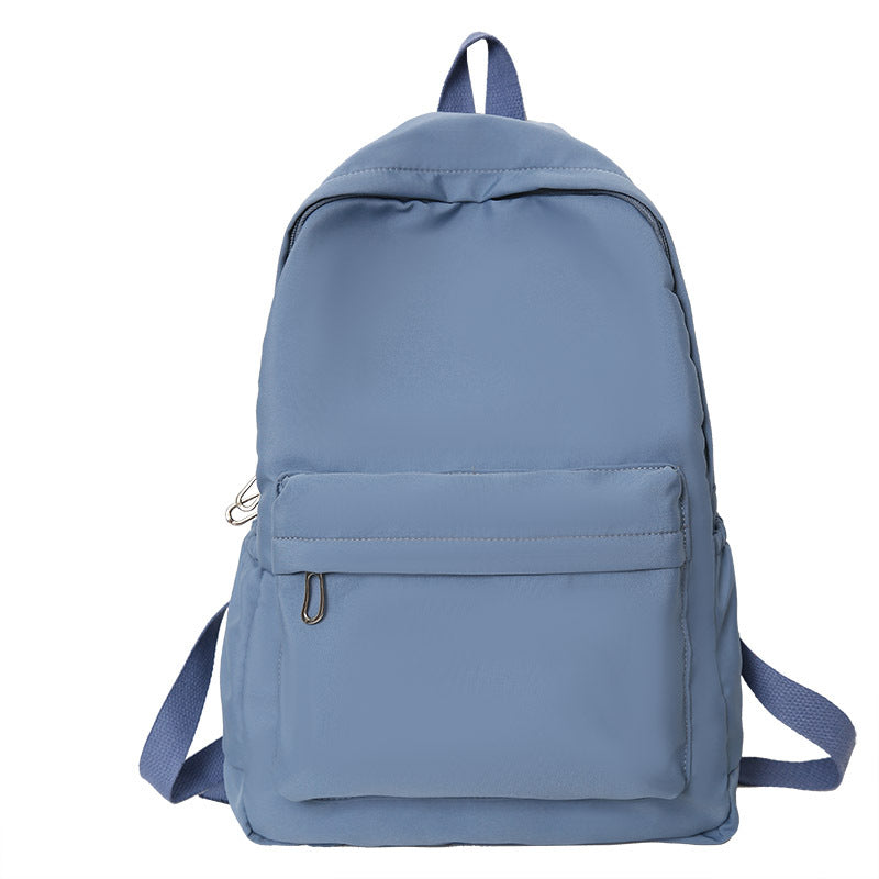 Solid-color simple backpack