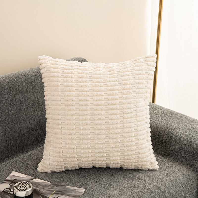 Solid color sofa cushion