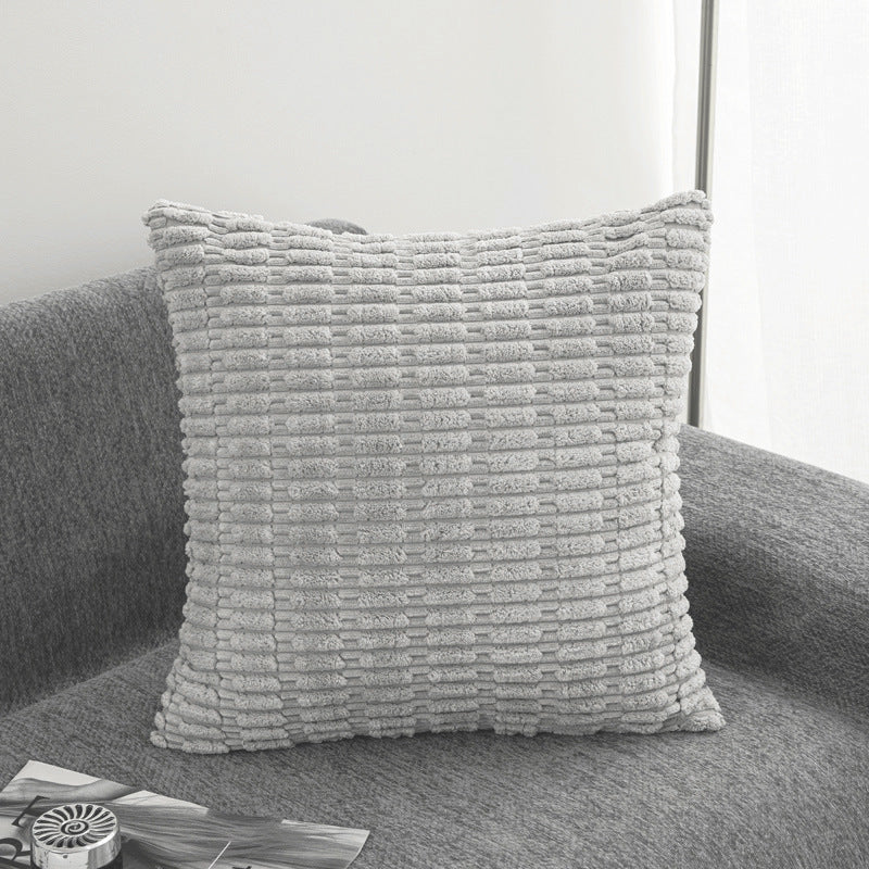 Solid color sofa cushion