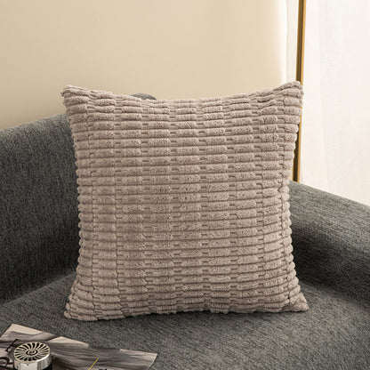 Solid color sofa cushion