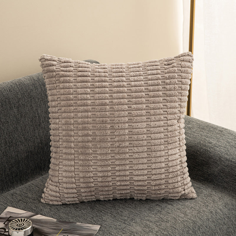 Solid color sofa cushion
