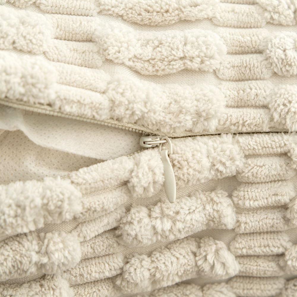 Solid color sofa cushion