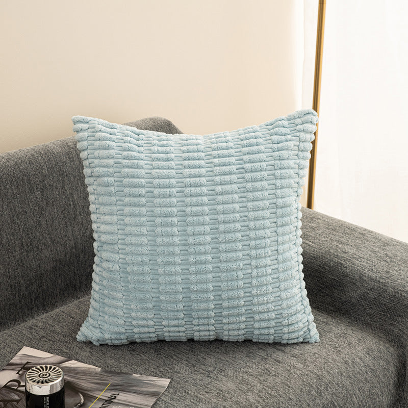 Solid color sofa cushion