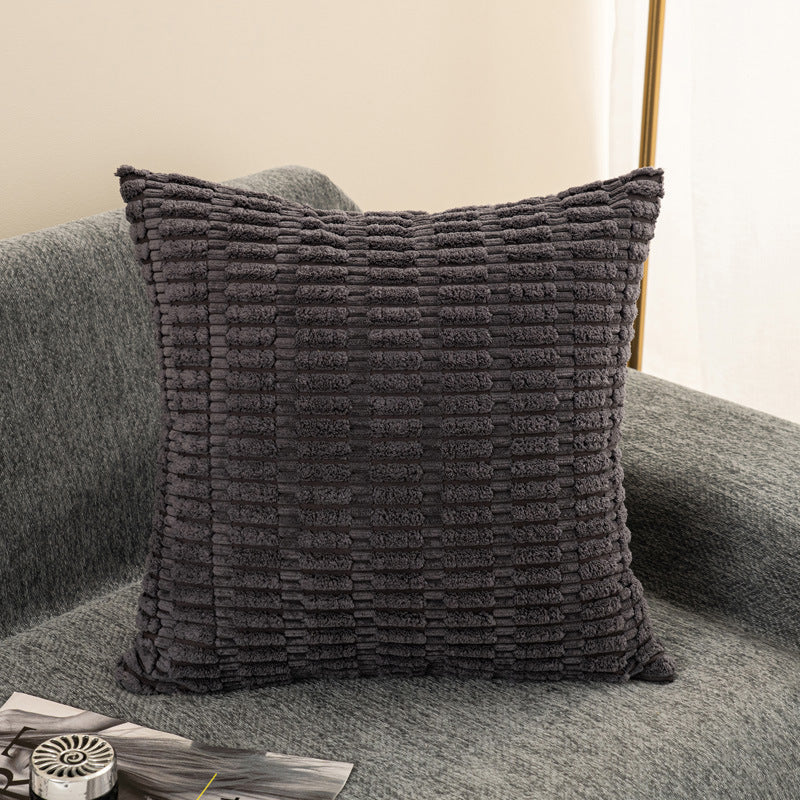 Solid color sofa cushion