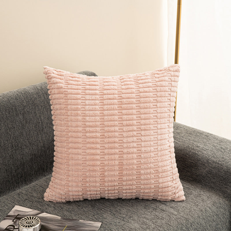 Solid color sofa cushion
