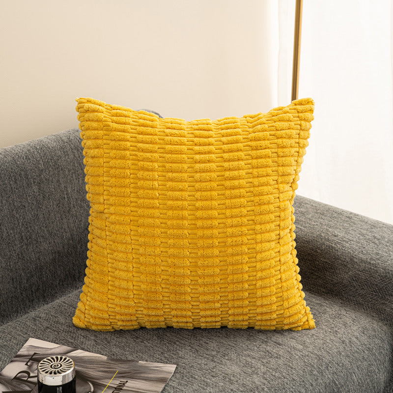 Solid color sofa cushion