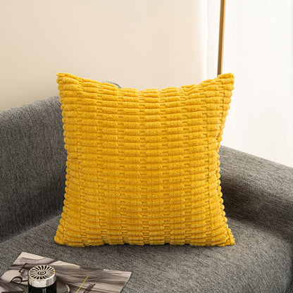 Solid color sofa cushion