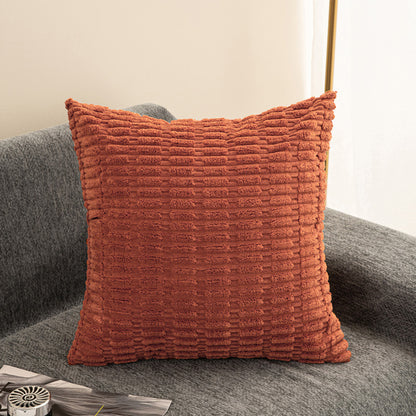 Solid color sofa cushion