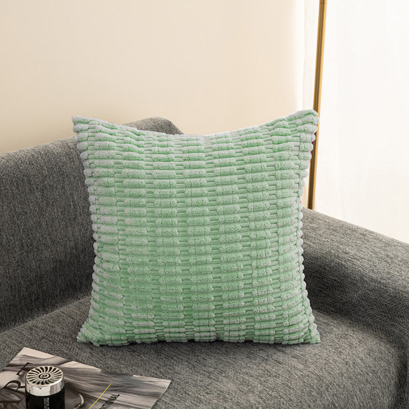 Solid color sofa cushion