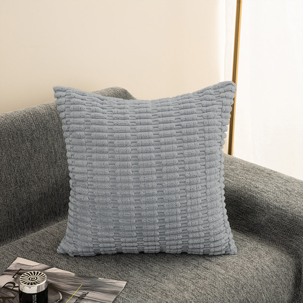 Solid color sofa cushion