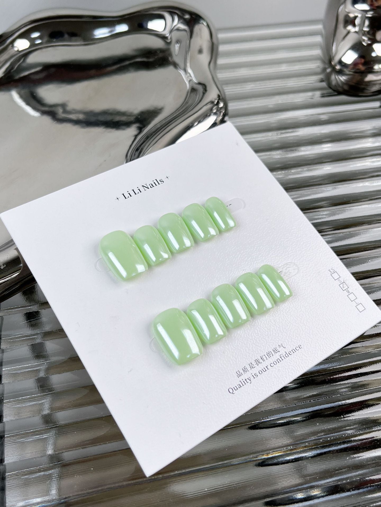 Solid Color Summer Press-On Nails