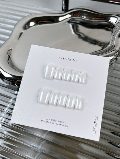 Solid Color Summer Press-On Nails
