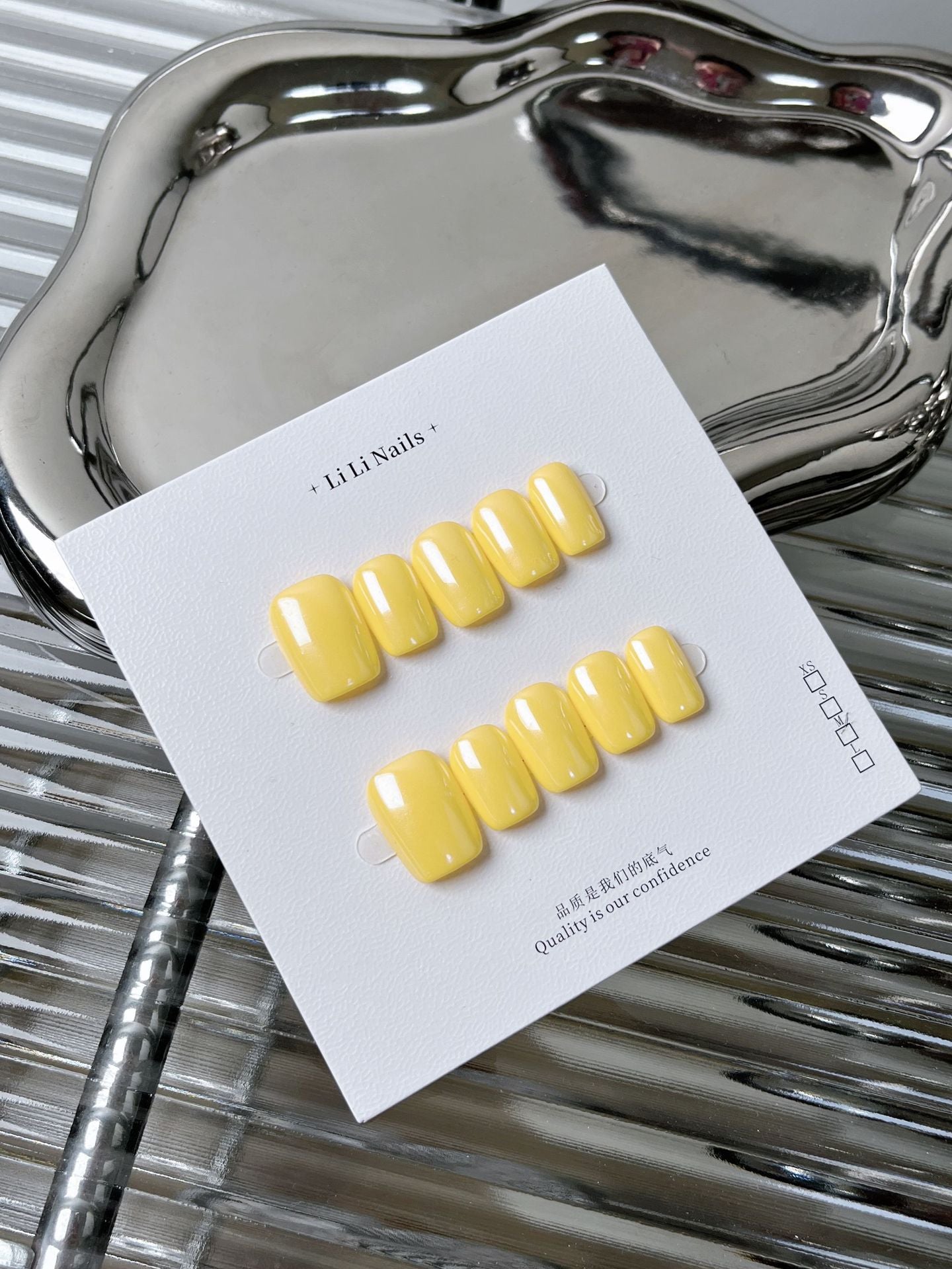 Solid Color Summer Press-On Nails
