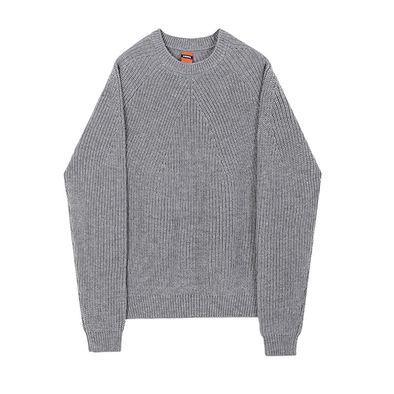 Solid color sweater