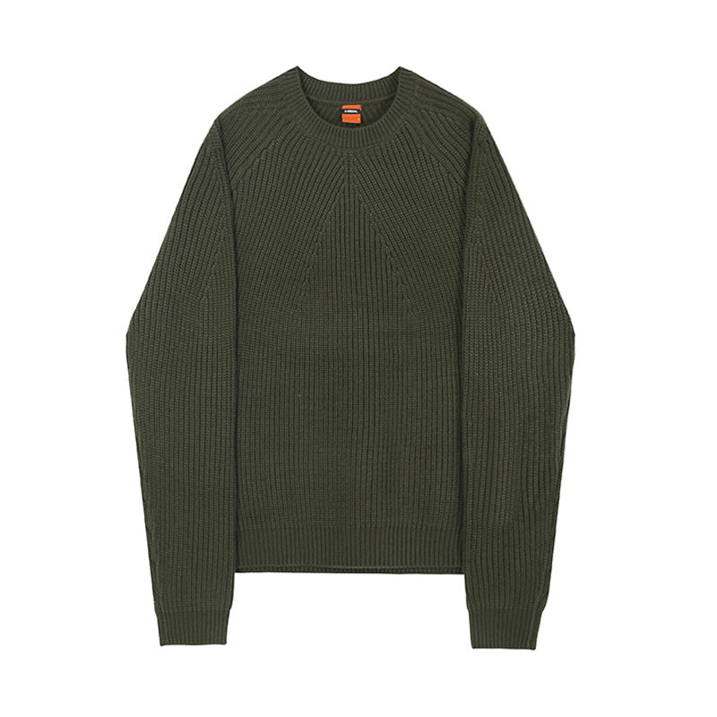 Solid color sweater