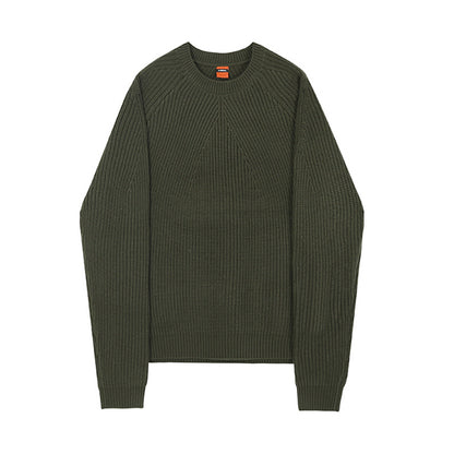 Solid color sweater