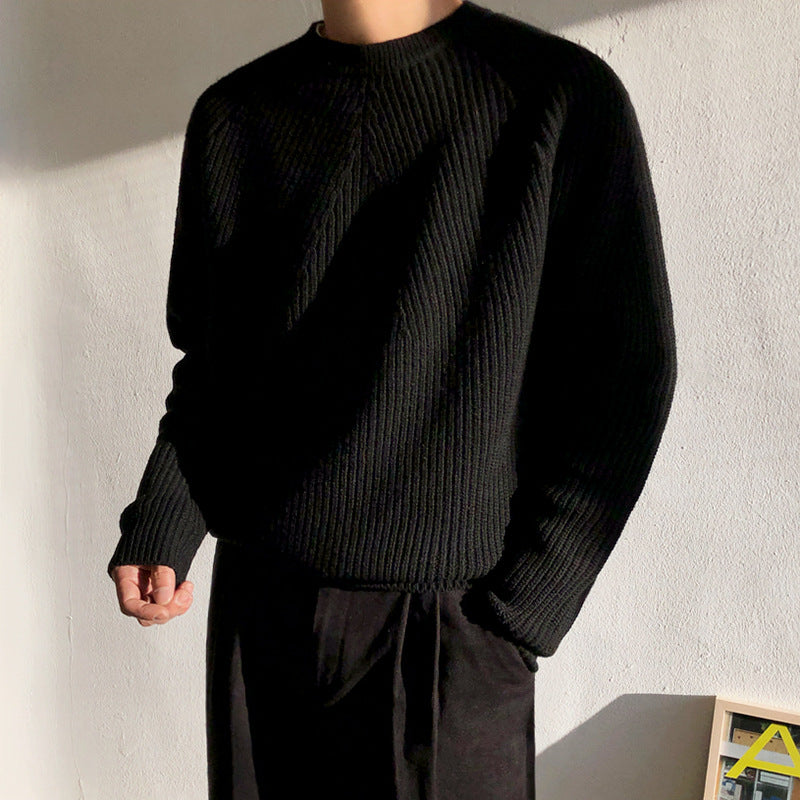 Solid color sweater