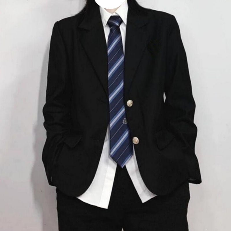 Solid Color Two-Button Suit