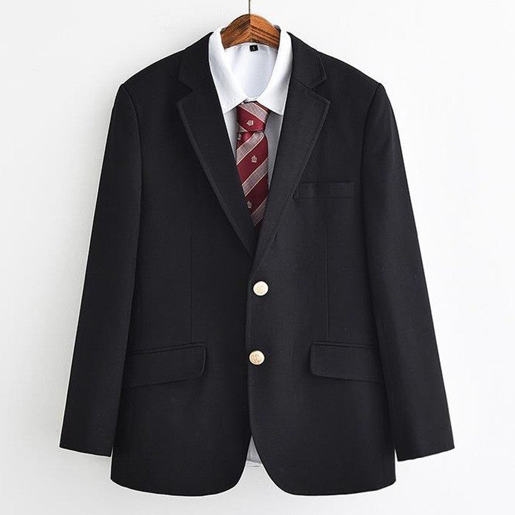 Solid Color Two-Button Suit