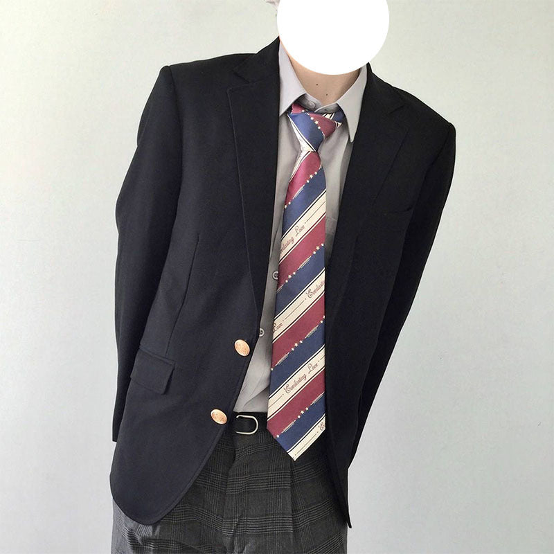 Solid Color Two-Button Suit
