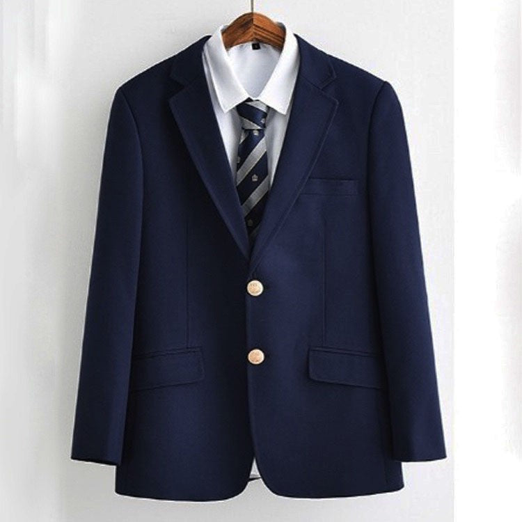 Solid Color Two-Button Suit