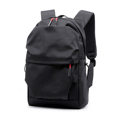 Solid-color water-resistant backpack