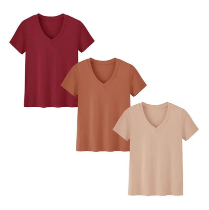 Solid-color women's clothing