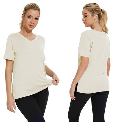 Solid-color women's clothing