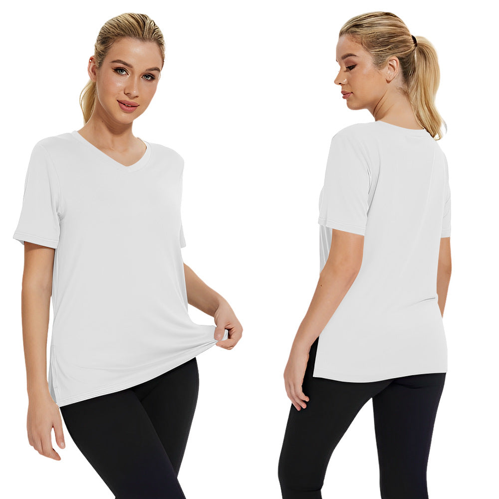 Solid-color women's clothing