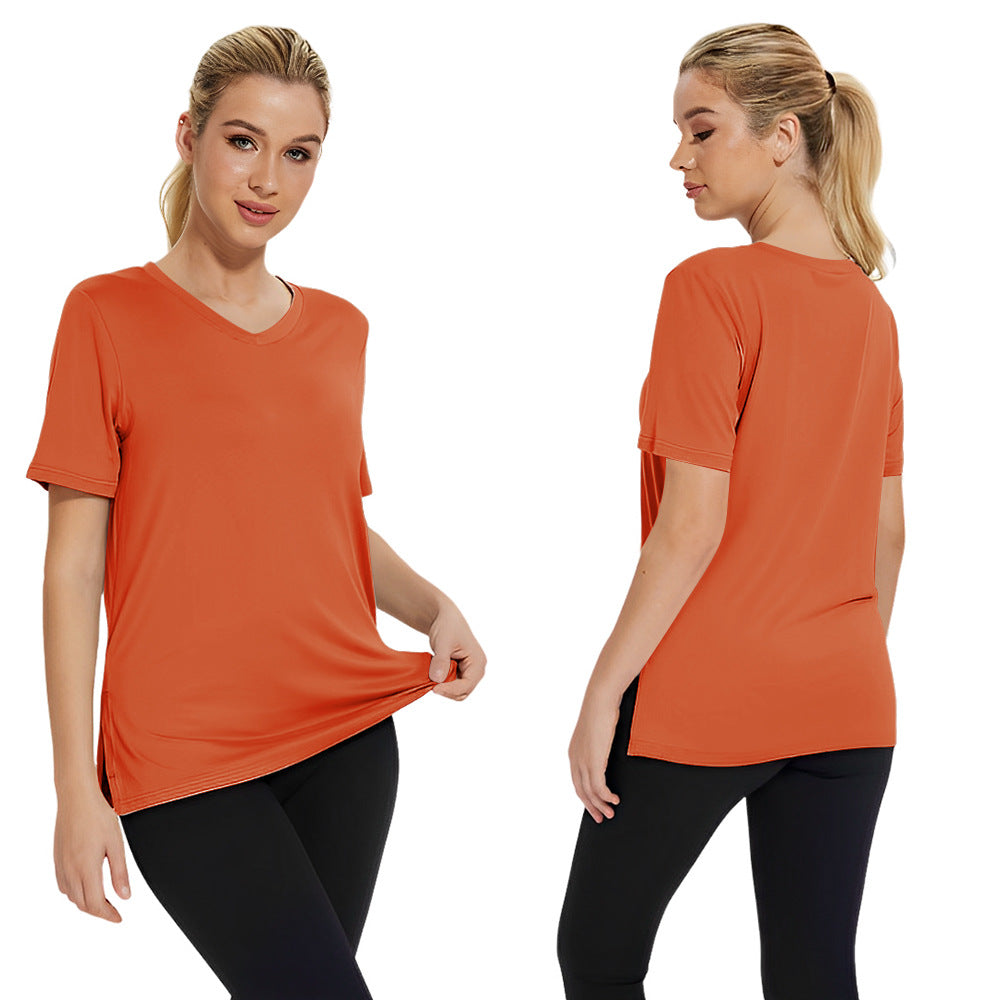 Solid-color women's clothing