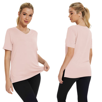 Solid-color women's clothing