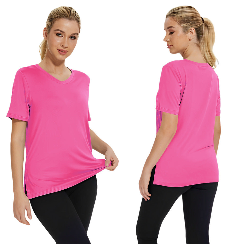 Solid-color women's clothing