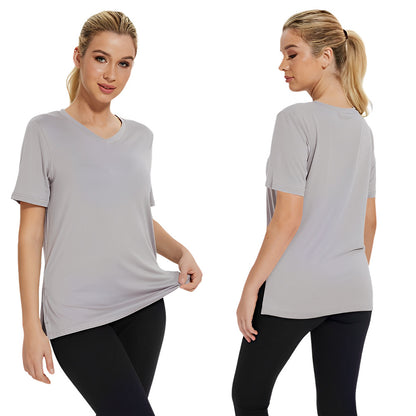 Solid-color women's clothing