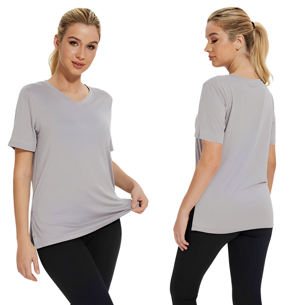 Solid-color women's clothing