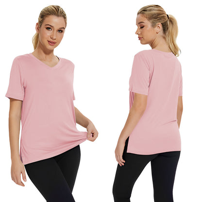 Solid-color women's clothing