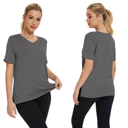 Solid-color women's clothing