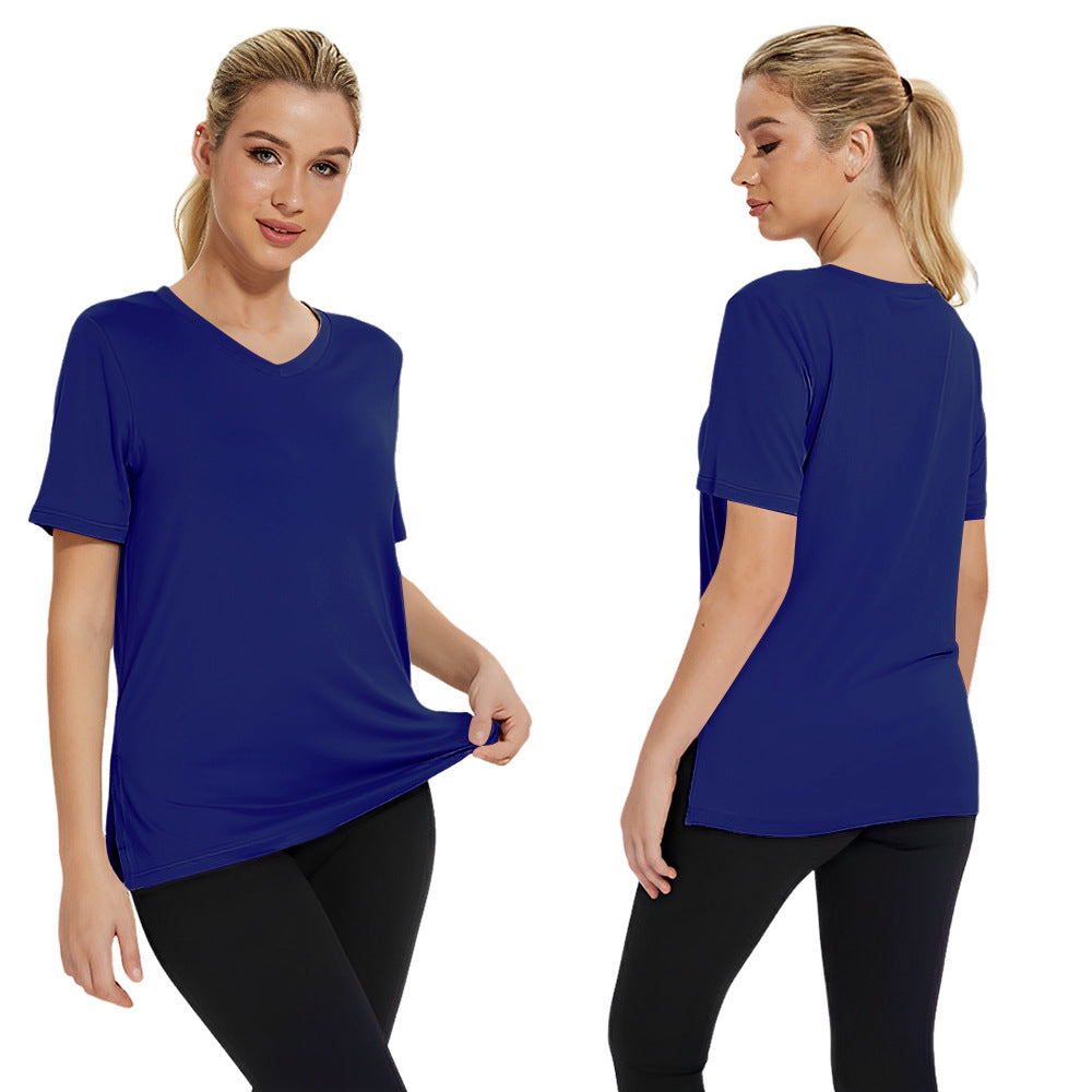 Solid-color women's clothing